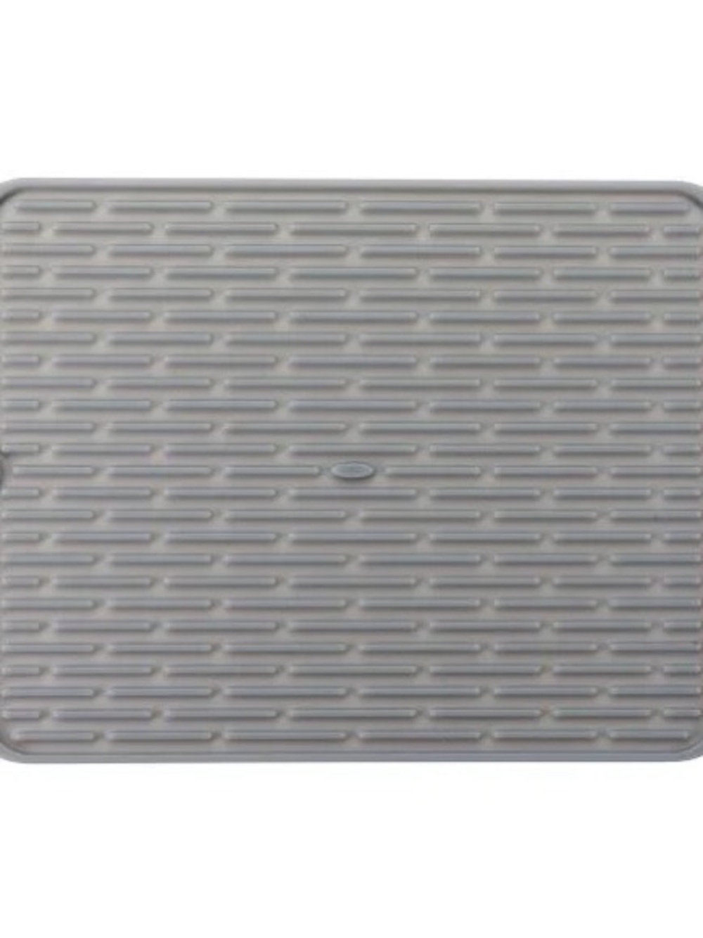 NWT Oxo Gray Silicone Large Non-Slip Drying Mat
